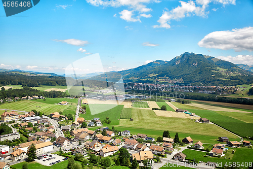 Image of Panoramic view of Gruyere, Switzerland