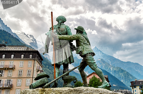 Image of The Statue of de Saussure, Chamonix