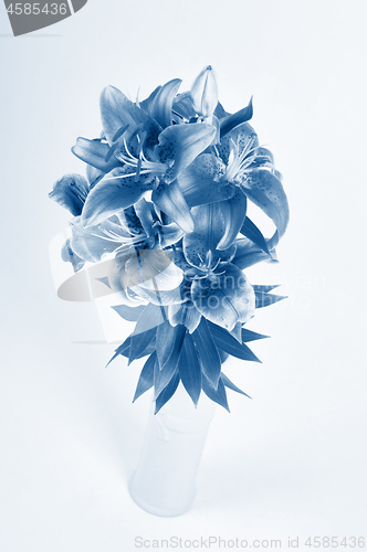 Image of Lily bouquet in vase