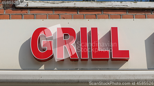 Image of Grill Sign