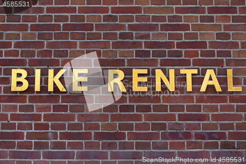 Image of Bike Rental Sign