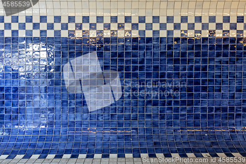Image of Checkered Blue Tiles