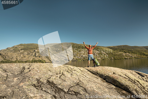 Image of Man Hiking