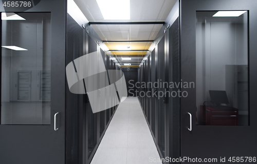 Image of modern server room