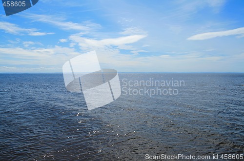 Image of Sparkling water and sky