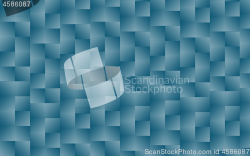 Image of Blue square pattern background