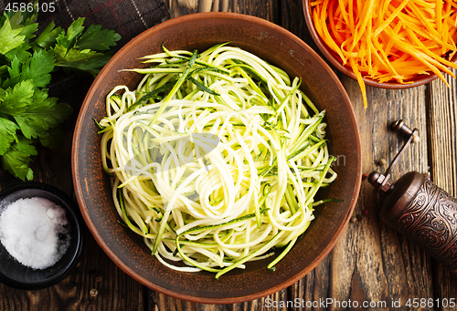 Image of Zucchini noodles 
