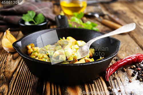 Image of fried zucchini