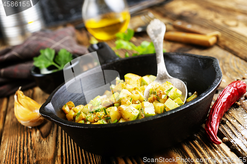 Image of fried zucchini