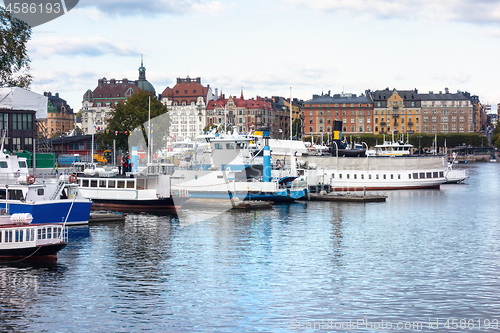 Image of Stockholm harbor