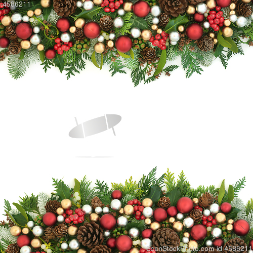 Image of Christmas Background Border