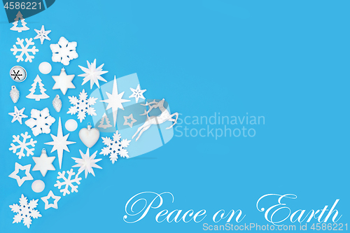 Image of Christmas Peace Abstract Background