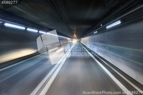 Image of Driving in a tunnel