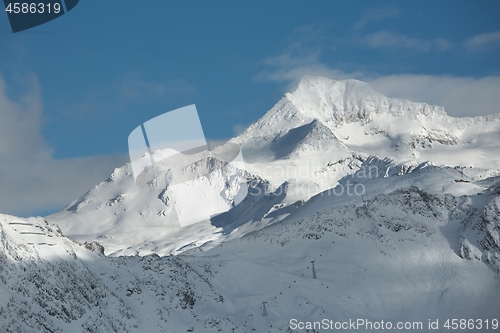 Image of Mountains covered with snow