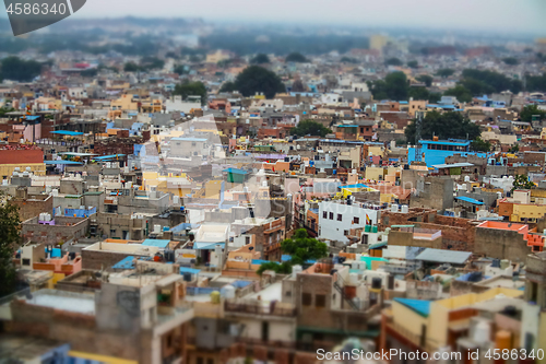 Image of Tilt shift lens - Jodhpur ( Also blue city) is the second-larges