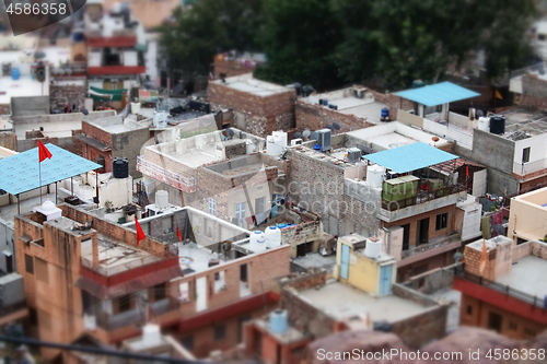 Image of Tilt shift lens - Jodhpur ( Also blue city) is the second-larges