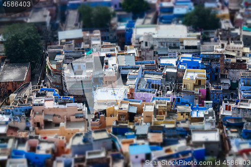Image of Tilt shift lens - Jodhpur ( Also blue city) is the second-larges
