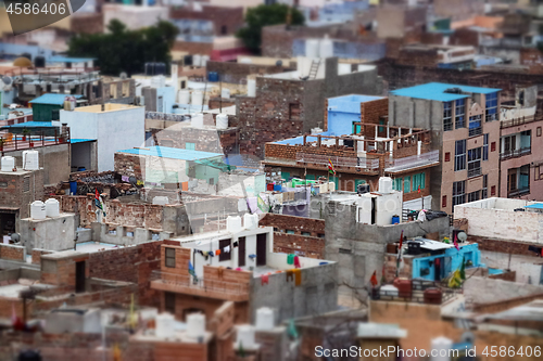 Image of Tilt shift lens - Jodhpur ( Also blue city) is the second-larges