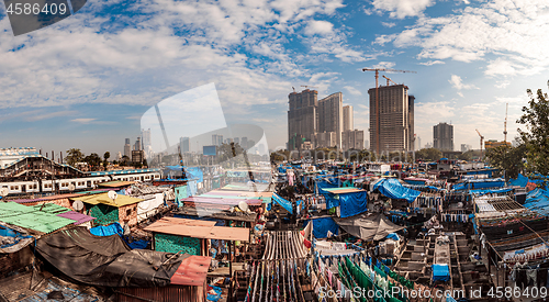 Image of Dhobi Ghat (Mahalaxmi Dhobi Ghat) was an open air laundromat (la