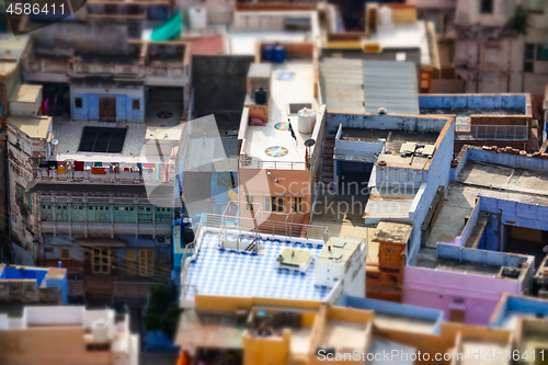 Image of Tilt shift lens - Jodhpur ( Also blue city) is the second-larges