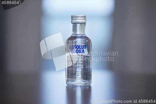 Image of Absolut Vodka small bottle