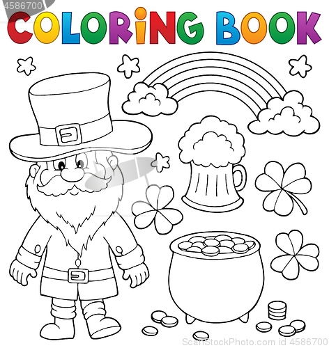 Image of Coloring book St Patricks Day set 1