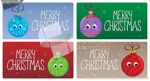 Image of Merry Christmas theme cards 2