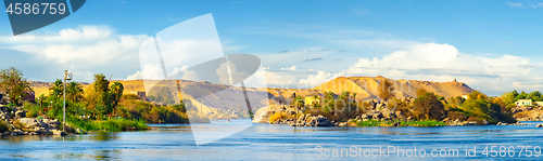 Image of Sandy hills on river Nile