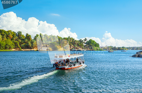 Image of Touristic boat in Aswan