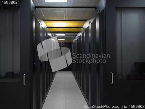 Image of modern server room