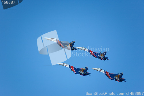 Image of Aerobatic group "Russian Knights"