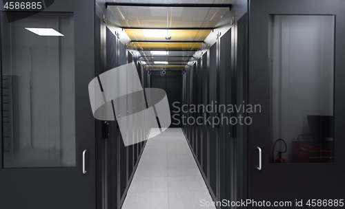 Image of modern server room