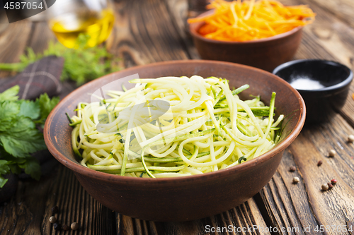 Image of Zucchini noodles 