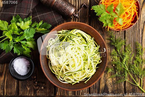 Image of Zucchini noodles 