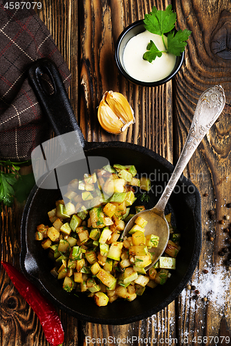 Image of fried zucchini