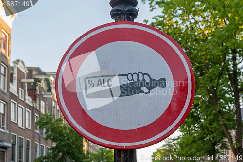 Image of No Alcohol Sign