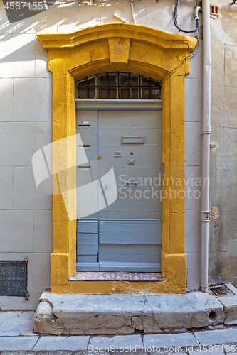 Image of Yellow Frame Door