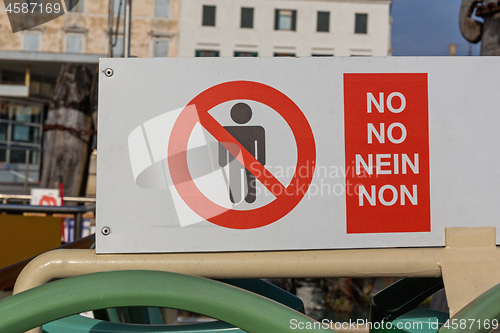 Image of No People Sign