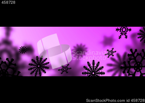 Image of modern snowflake