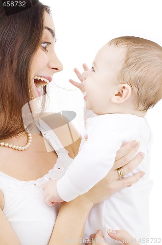 Image of baby and mama