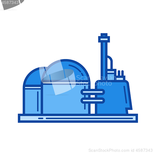 Image of Factory line icon.