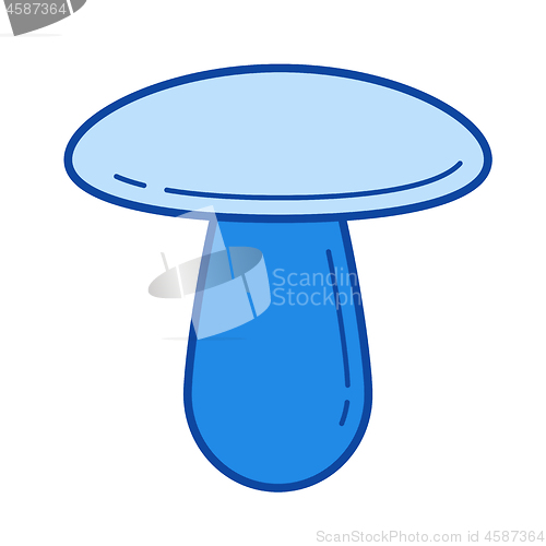 Image of Cep mushroom line icon.