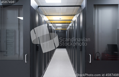 Image of modern server room