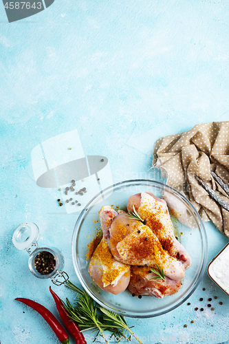 Image of raw chicken legs