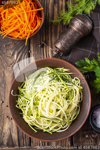 Image of Zucchini noodles 