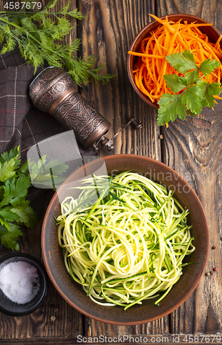 Image of Zucchini noodles 