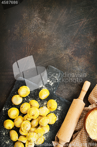 Image of raw dumplings