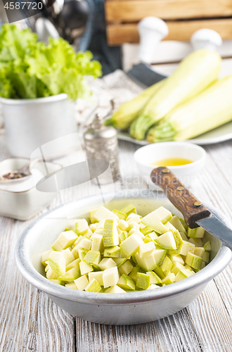 Image of green zucchini