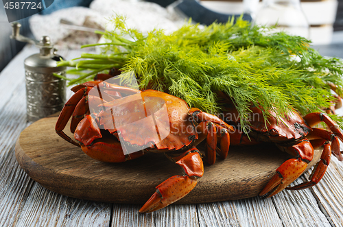 Image of boiled crab