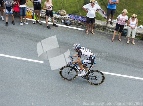 Image of The Cyclist Albert Timmer on Col de Peyresourde - Tour de France